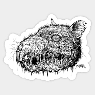 Zombie Rat Sticker